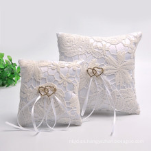 venta al por mayor alta calidad hermosa boda decoración portador almohada almohada